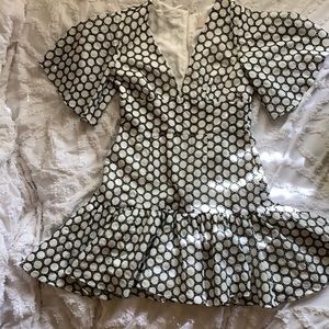 Keepsake the Label white and black dress